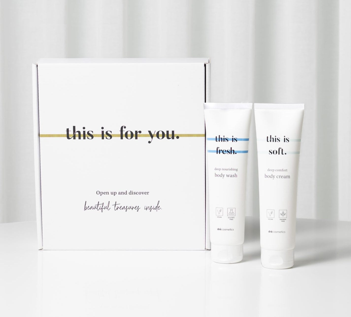 Cadeauset body cream & body wash